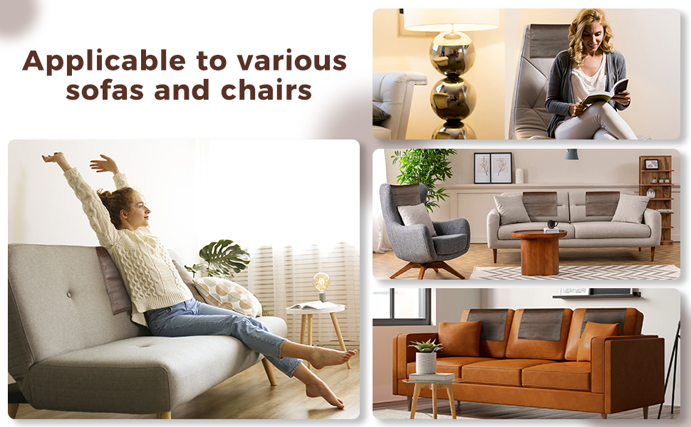 NZDWZDN Headrest Cover for Recliner Chair, Recliner Headrest Protector