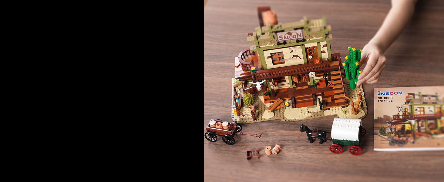 Wild West Building Block Toy