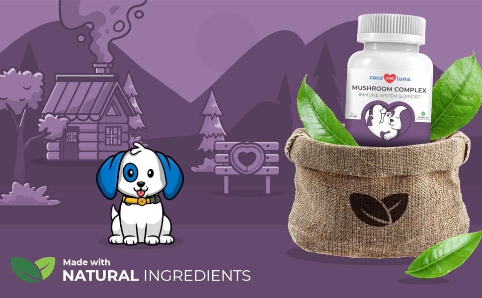 Mushroom Complex for Dogs 120 Chewable Tablets Turkey