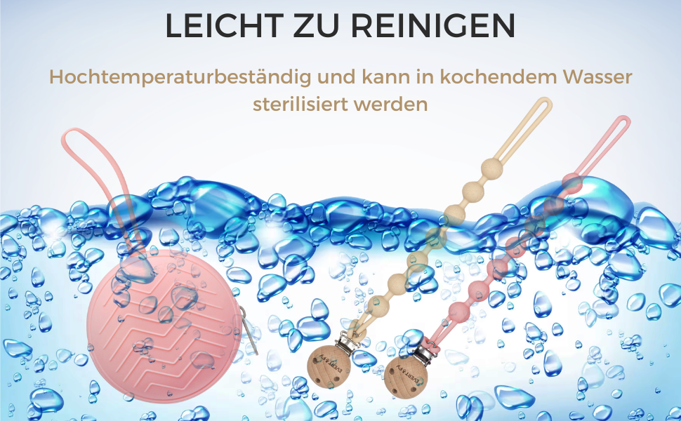 Schnullerkette,Schnullerbox Silikon,Schnullerband,Schnullerkette Mädchen,Schnullerkette Jungen