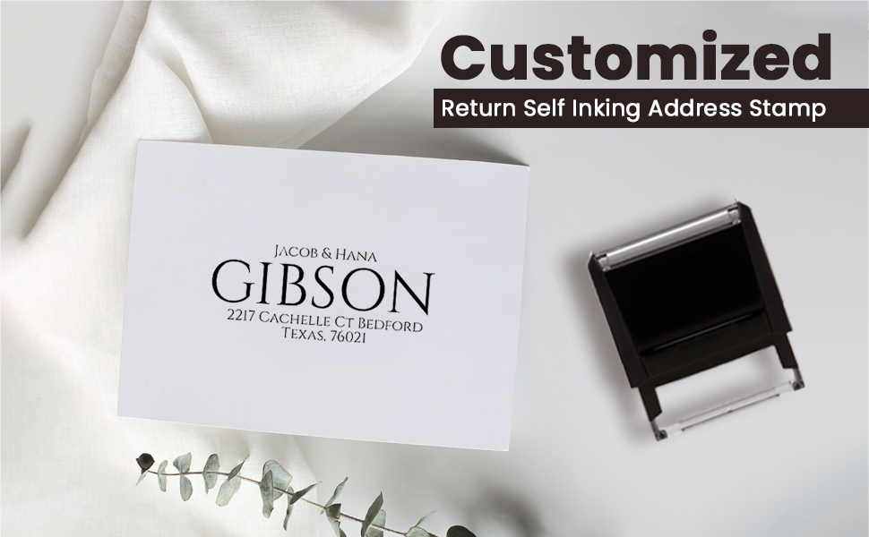 Custom Return Address Stamp Custom SelfInking Address