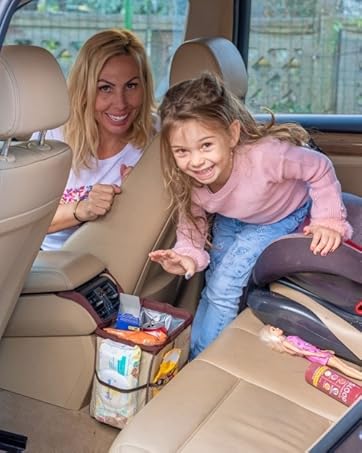 travelling with kids in a clean car