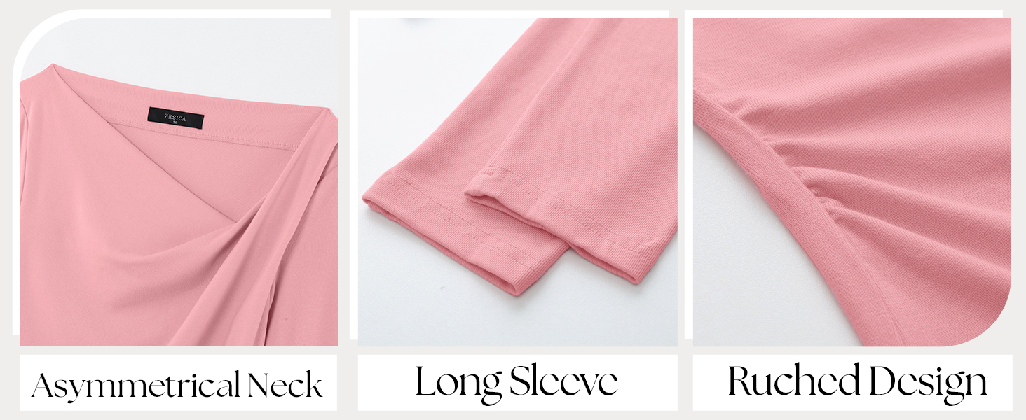 long sleeve slim fit tops