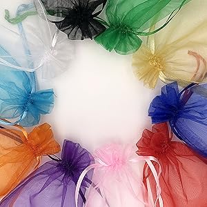 sheer organza bags