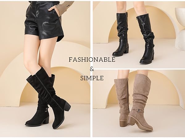 SLY ブーツ TANK SOLE KNEE HIGH BOOTS Juebong Women's Knee High Combat Boots, Lace Up Gothic