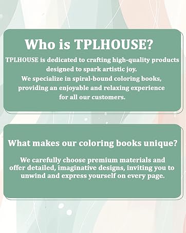 tplhouse sprial coloring book for adult