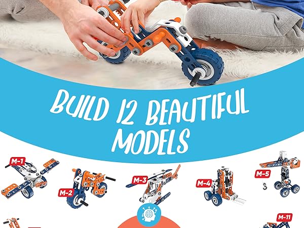 toy building sets, stem kits for kids ages 5-7, building toys for boys age 8-12