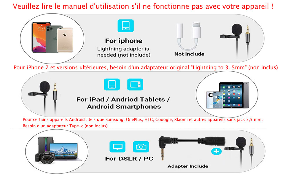 Micro Cravate pour Smartphone