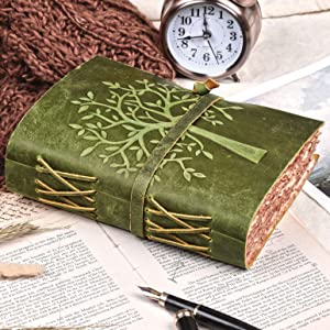 LEATHER VILLAGE Tree of Lifeジャーナルノートブック 81enJnw4HCL._AC_SY200_QL15_.jpg