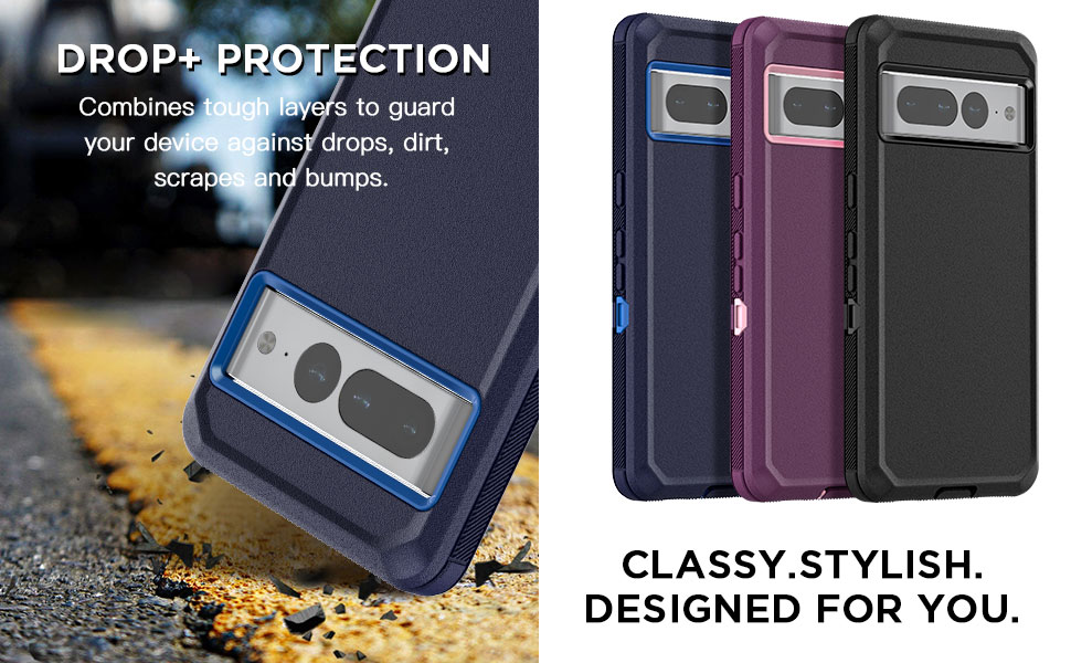 AICase for Google Pixel 7 Pro Case with Belt Clip,Heavy