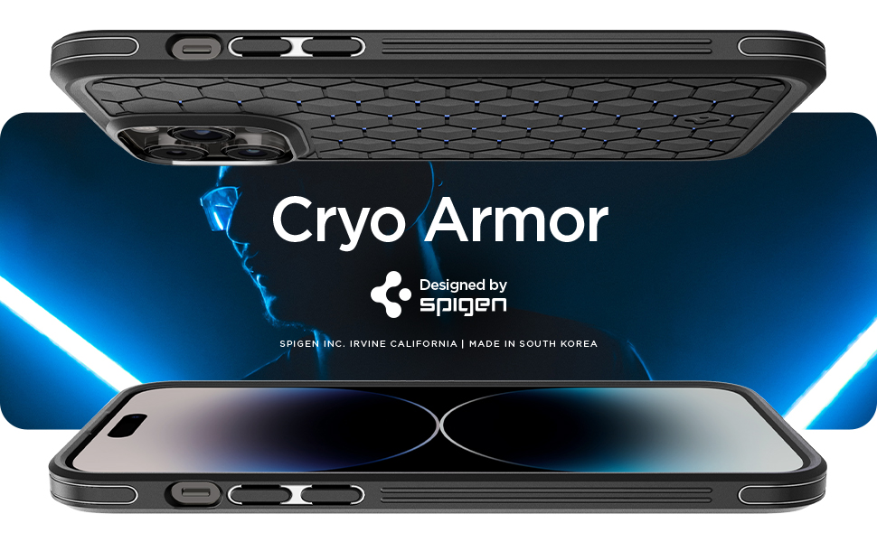 Spigen Cryo Armor [ArcticFlow Tech] designed for iPhone 14 Pro Max case cover (2022) Matte