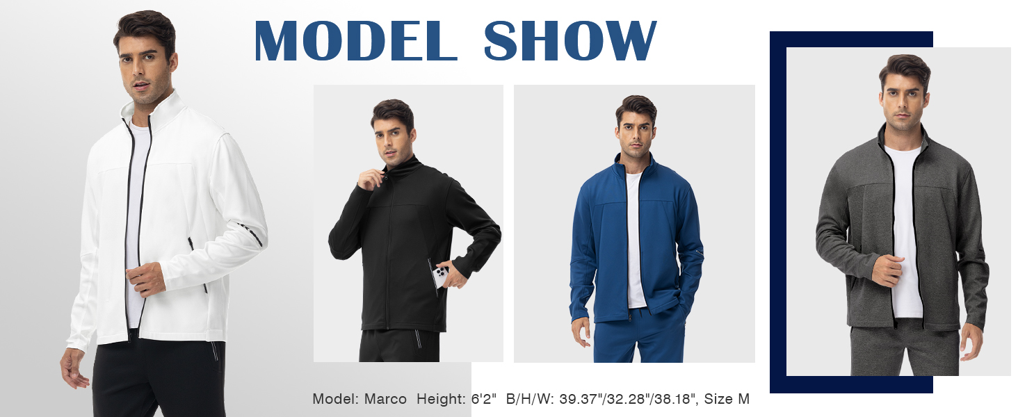 mens sweatsuits model show