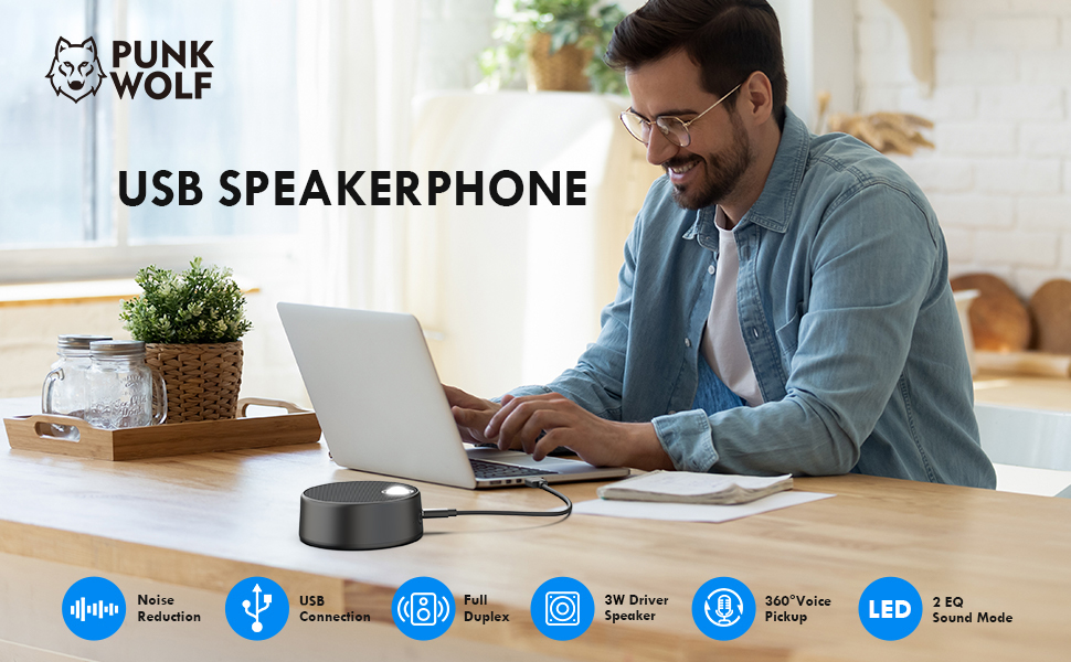 USB Computer Speaker, PC Speakers for Desktop