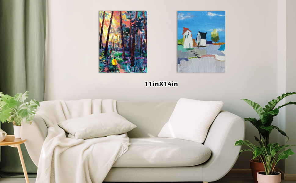 paint canvases for painting