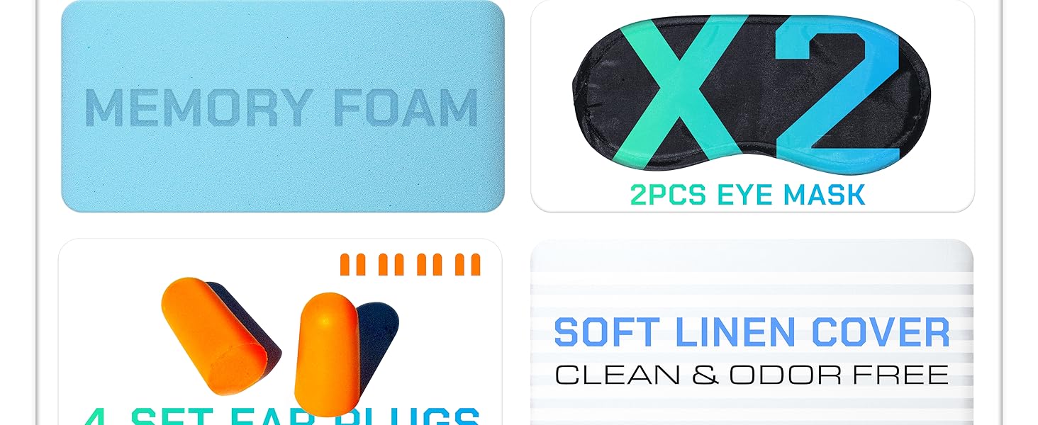 Camping Pillow - 2 Pack