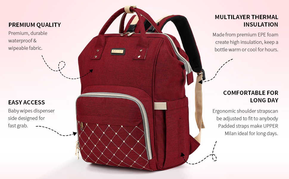 Diaper Bag Backpack, Diaper Bags For Baby Girls Boys, Baby