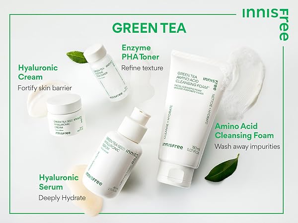 Hydration Heroes With Green Tea Skincare Set