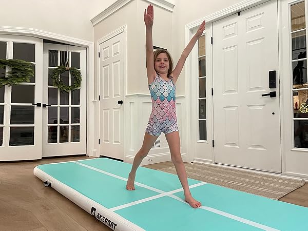 AKSPORT Air Mat Tumble Track Gymnastics Tumbling Mat