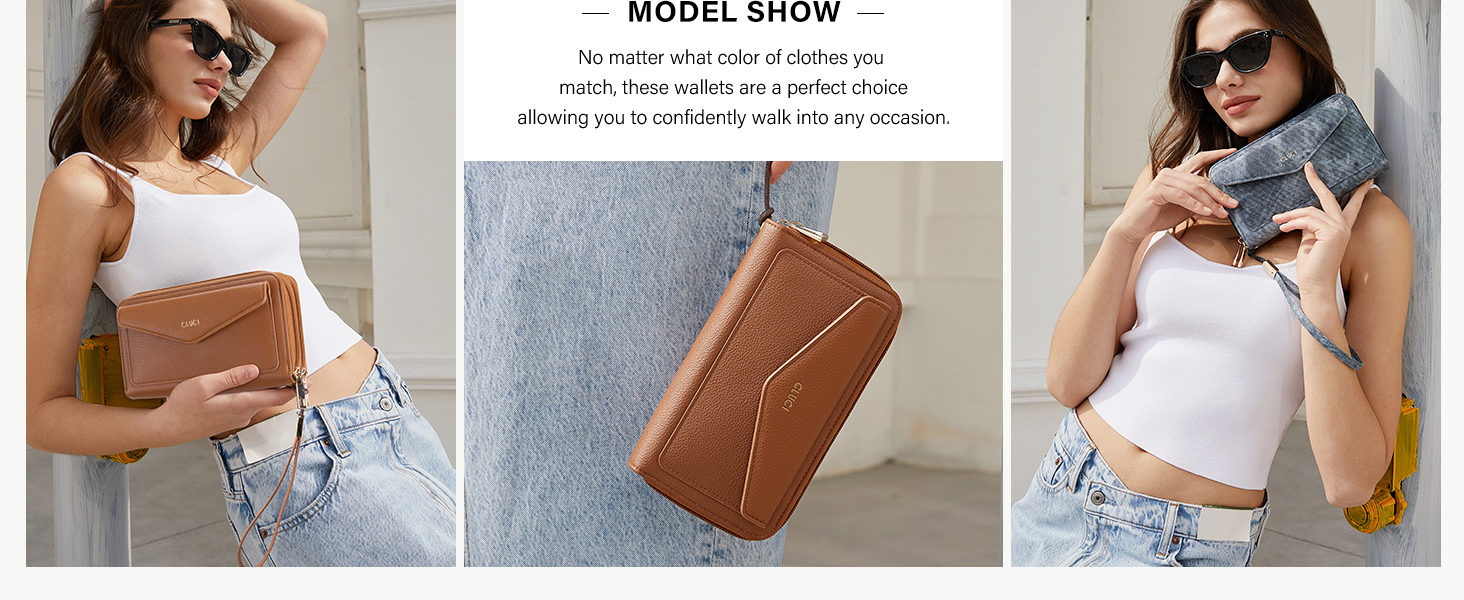 RFID wallet for women