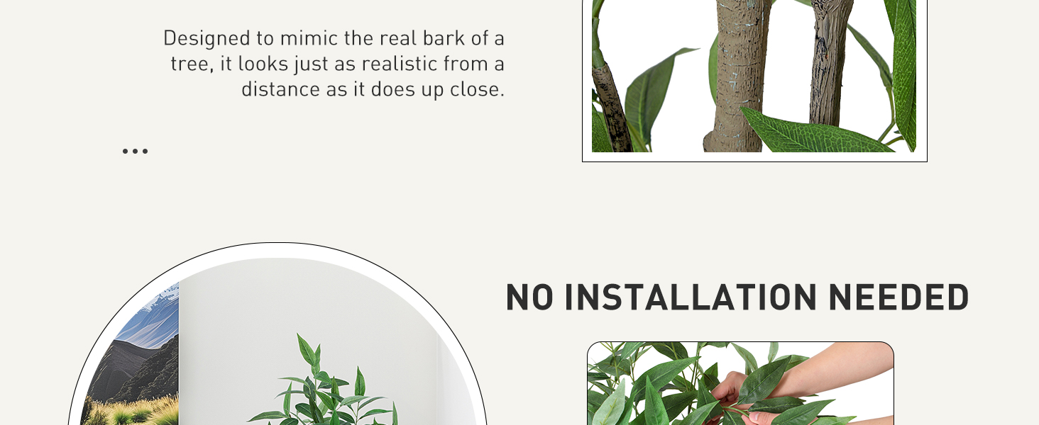 Artificial Eucalyptus Tree, 4ft Tall Fak... 11 ANP120 5