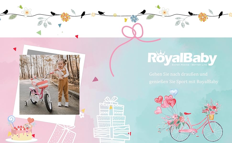 RoyalBaby Kinderfahrrad Little Swan