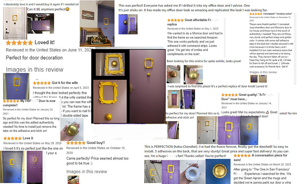 peephole frame with doorbell
