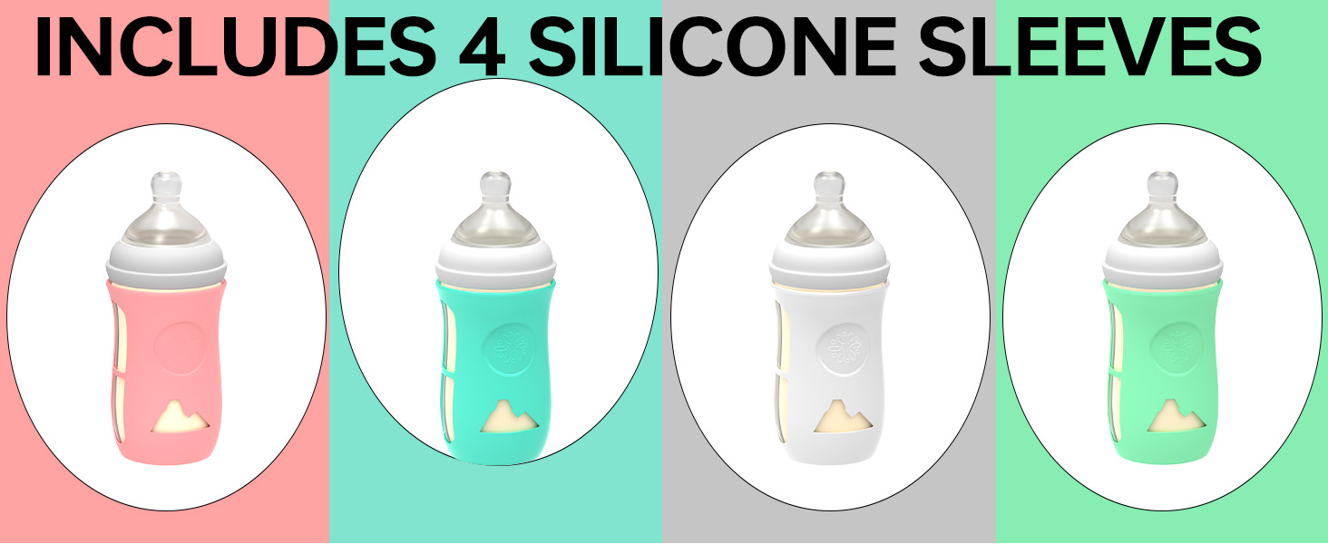 4 Pack Silicone Sleeves