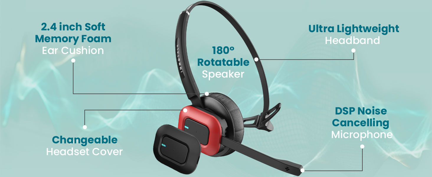 INNOTALK Pioneer Polycom wireless headset