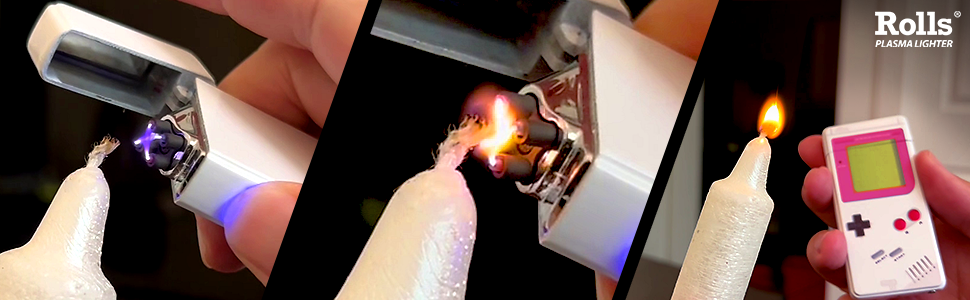 rolls plasma lighter electric lighter pink