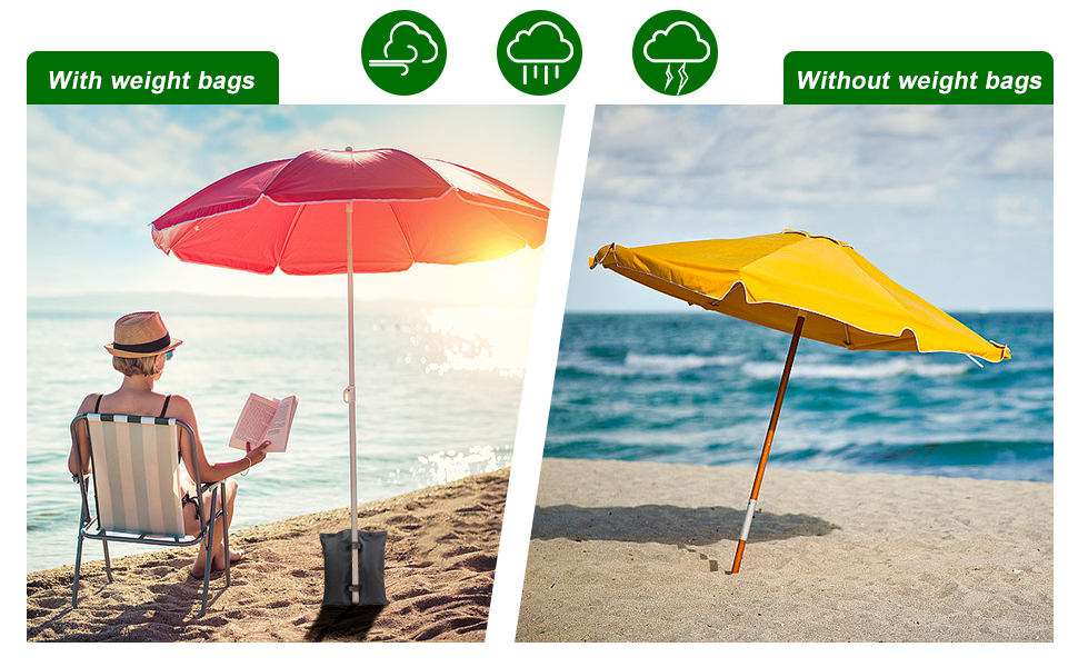 4 Pack Gazebo Sand Weights, Heavy Duty Sandbag Weights, Sand Weight