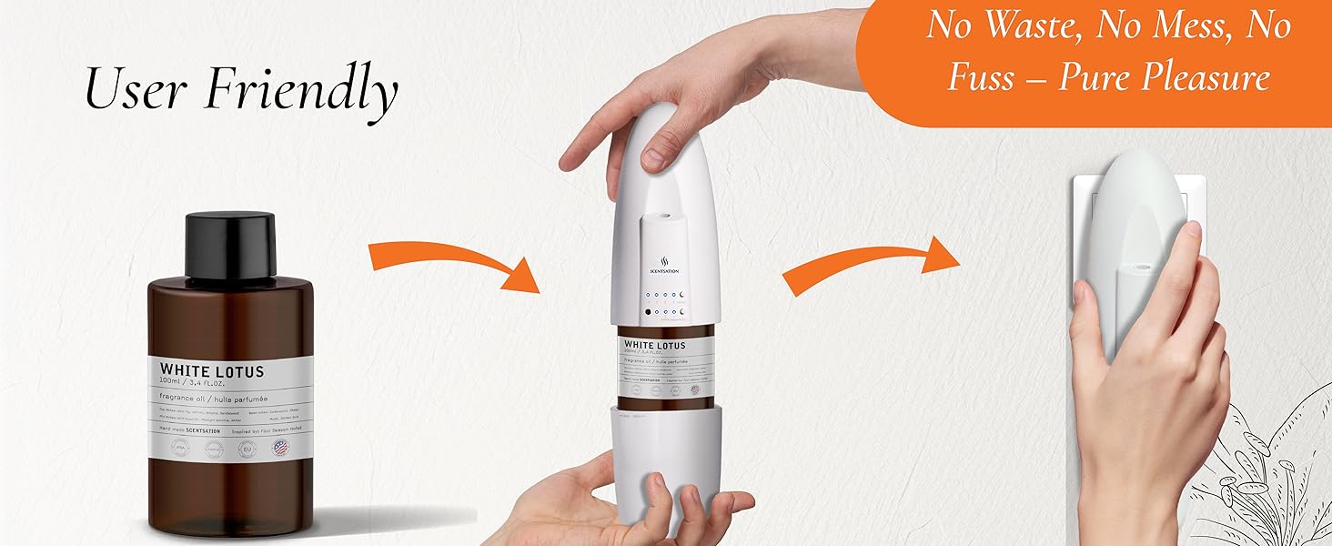 SCENTSATION OIL FRAGRANCE SCENT ESSENTIAL SANTAL WOOD OUD EUCALYPTUS LAVENDER Aromatherapy DIFFUSER