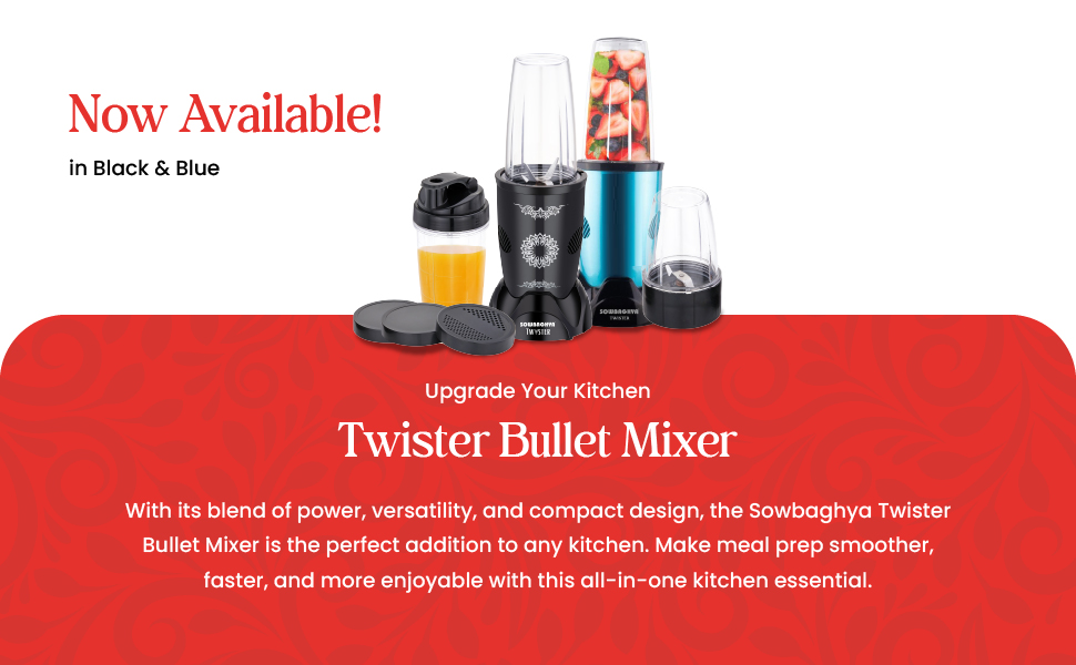 Twister bullet mixer