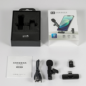 Amazon.com: SENXIN K8 Wireless Lavalier Microphone Plug and Play