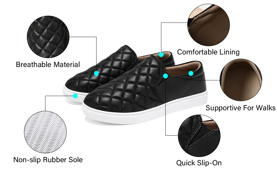 Womens slip on sneakers