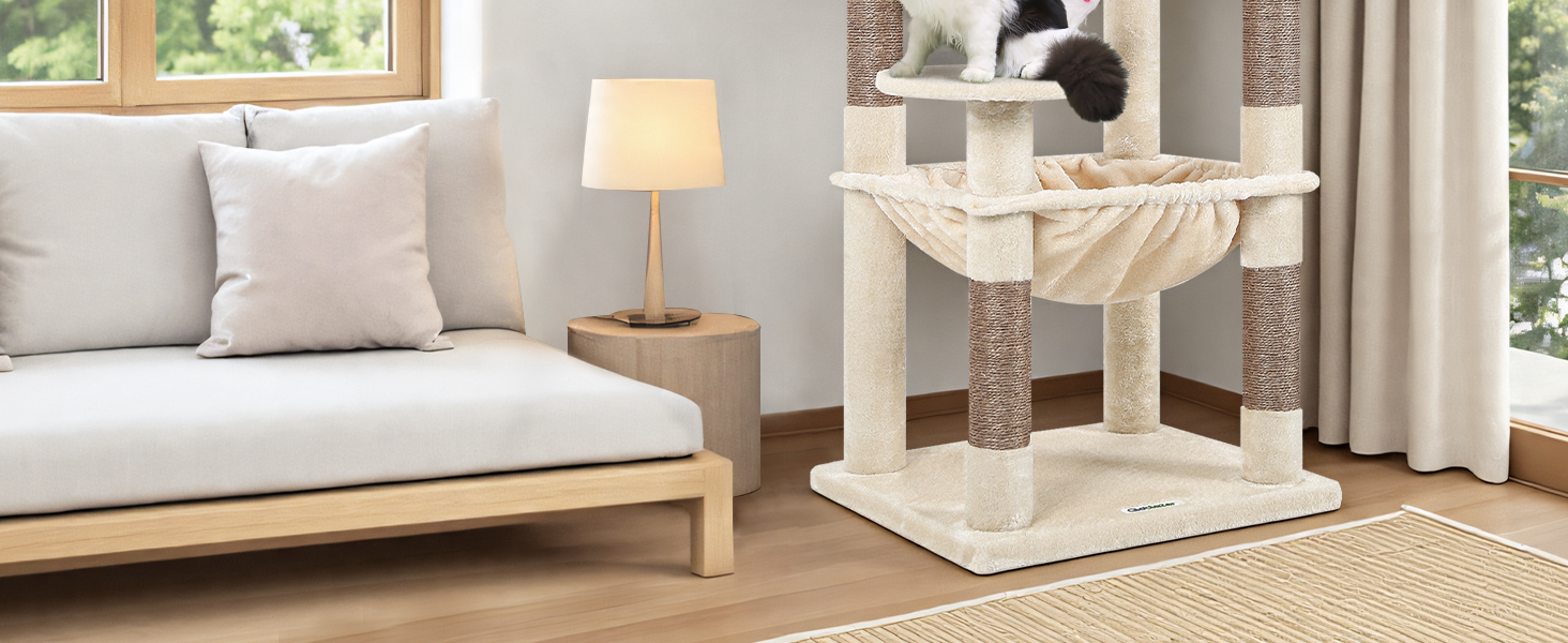 cat tree with scratching post