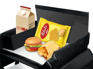 Upgraded Kids Travel Tray with Dry Erase Top Car Seat Travel Tray for Car Stroller Plane