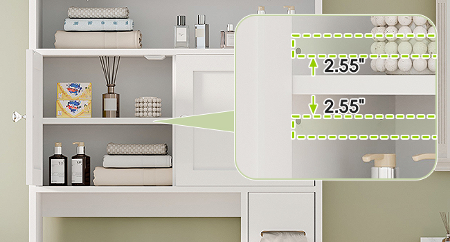 over the toilet storage cabinet