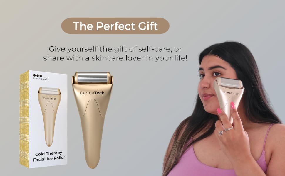 skinny confidential ice roller, stainless steel ice roller, cute ice roller, aesthetic ice roller