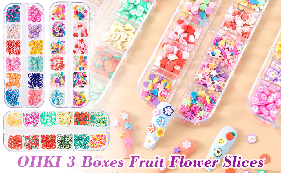 Fruit Slices Flower Charm