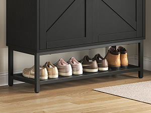 narrow shoe cabinet