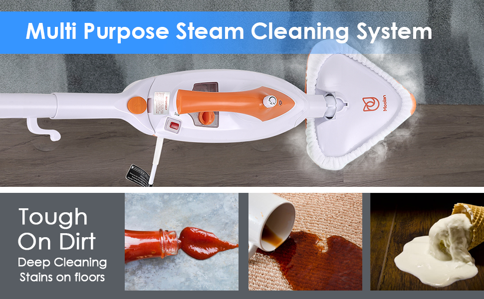 Moolan Steam Mop, Handheld Steam Cleaner,1500W 12in1 Multifunction