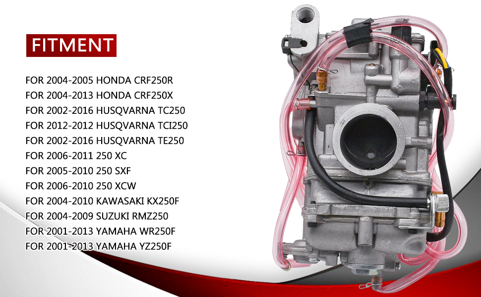 JDLLONG Carburetor Fits for Yamaha WR250F YZ250F 20012013