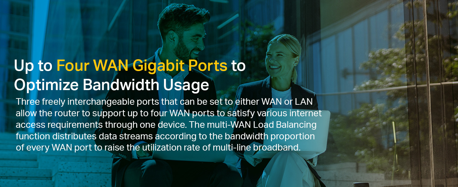 TL-R605 SafeStream Gigabit Multi-WAN VPN Router
