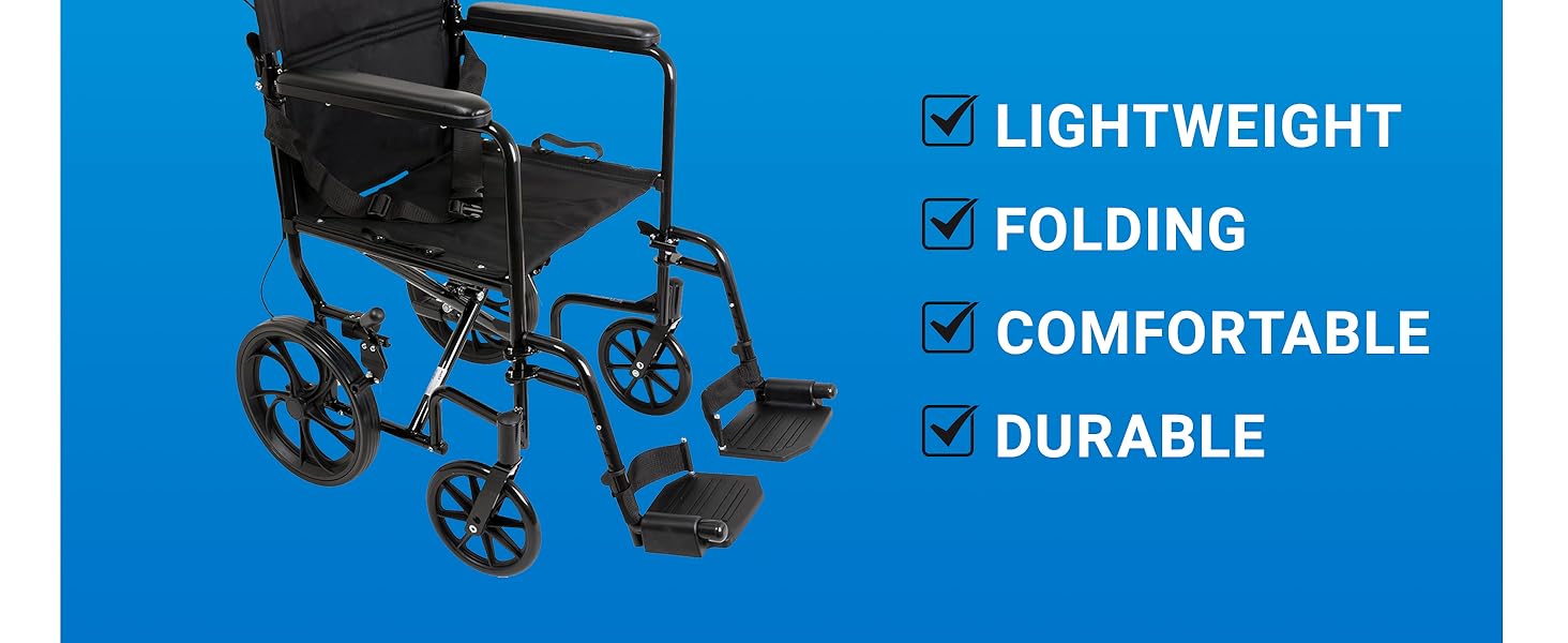 ProBasics Aluminum Transport with 12-inch Rear Wheels