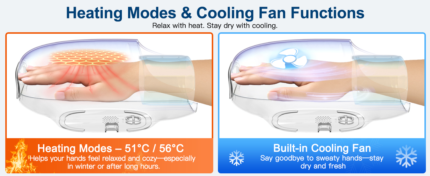 hand massager with heat