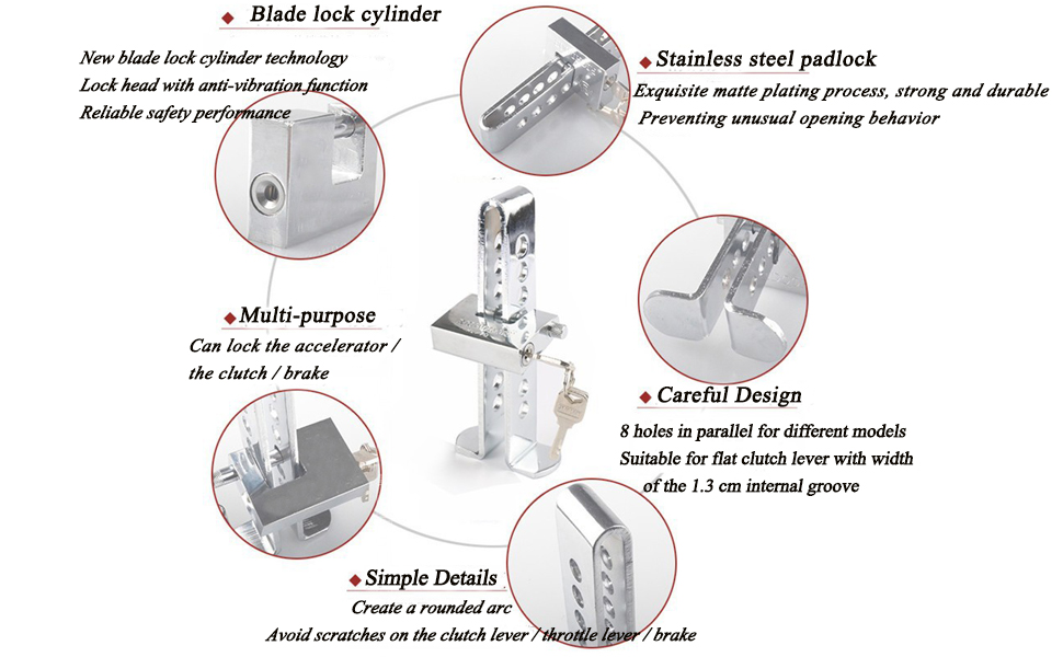 Auto Hub Car Pedal Lock