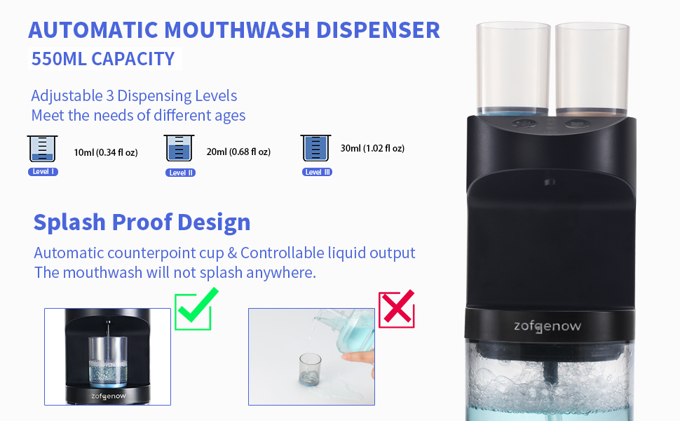 Automatic Mouthwash Dispenser for Bathroom,Bathroom