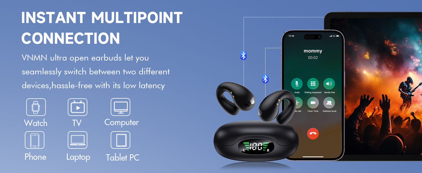 clip on earphones