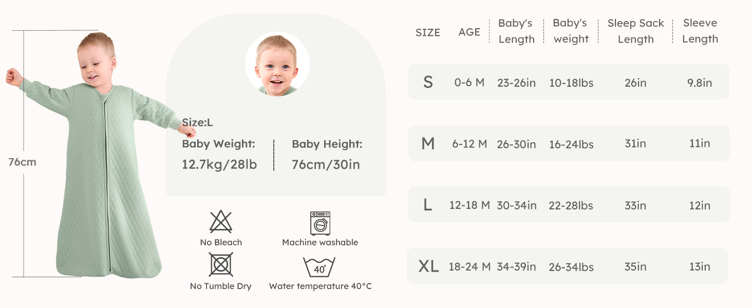 sleep sack with sleeves