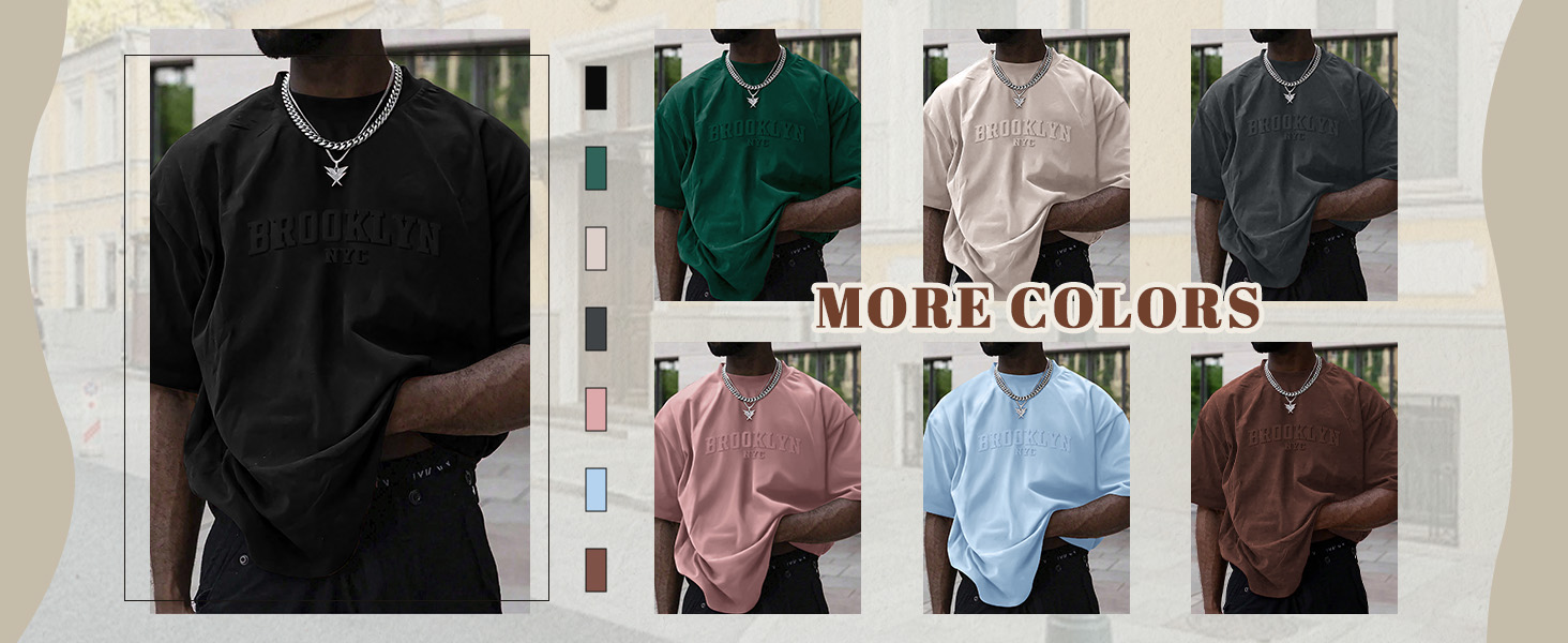 men oversized tee